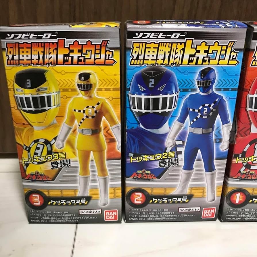 Amazon.co.jp: ソフビヒーロー 烈車戦隊トッキュウジャー